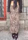 Women Summer Leopard Print Skirt