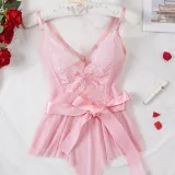 Plus Size Women See-Through Temptation One-piece Sexy lingerie