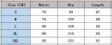Summer Women's Denim Shorts Ripped Loose High Waist Knee-Length Shorts