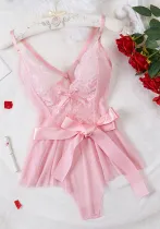 Plus Size Women See-Through Temptation One-piece Sexy lingerie