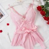 Plus Size Women See-Through Temptation One-piece Sexy lingerie
