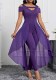 Women V neck short sleeve Jumpsuit