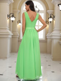 Summer Women v-neck Strapless Backless sexy and elegant slit Maxi Dress