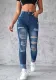 Women Ripped Denim Pants