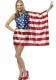 Summer Clothing Flag Print Dress