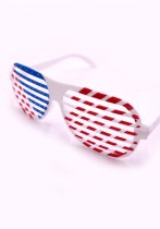 American Flag Blind Glasses Holiday Decorative Glasses Party Plastic Glasses