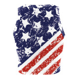 Summer American Flag Print Sleeveless Tank Top