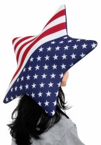 Usa Flag Printed Hat Five-Pointed Star Cap