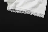 Summer Women sexy lace vest and shorts two-piece set