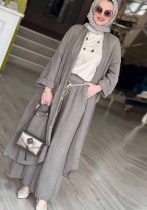 Women Spring Summer Loose Top and Casual Wide Leg Pants Two-piece Set