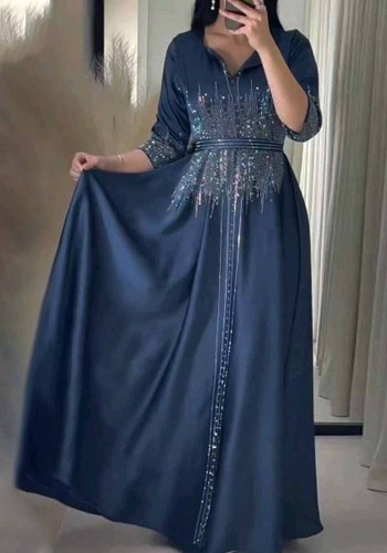 Muslim Beaded Evening Dress