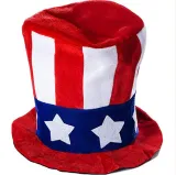 American Flag Hat Carnival Party Hat American Flag Uncle Sam Hat