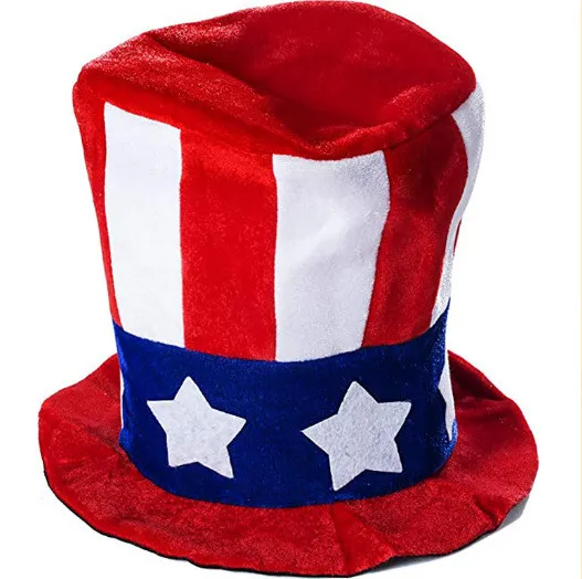 American Flag Hat Carnival Party Hat American Flag Uncle Sam Hat
