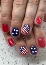 American Flag Waterproof Wearable Nail