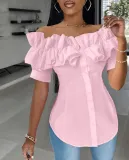 Women Cardigan Off Shoulder Shirt