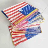 Linen Double-Sided Hanging Flag Yard Decoration American Garden Flag