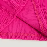 Women Summer Solid Sleeveless One Shoulder Corrugated Maxi Dress