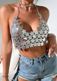 Women's Strap Floral Vest Sexy Crop Top Short Camisole