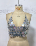 Women's Strap Floral Vest Sexy Crop Top Short Camisole