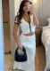 Women Short-sleeved Top And Skirt Two-piece Set