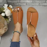 Wedge Heel Slippers Women's Thick-Soled Casual Sandals