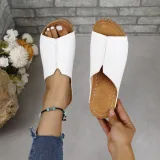 Wedge Heel Slippers Women's Thick-Soled Casual Sandals
