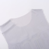 Autumn Street Style Women's Fashion Slim Letter Printed Vest Tops