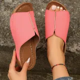 Wedge Heel Slippers Women's Thick-Soled Casual Sandals