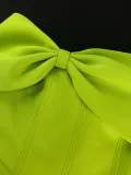 Spring Summer Off Shoulder Bowknot A-Line Party Dress