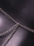 Summer Nightclub Slim Low Back Gem Strap Vest Halter Neck Top