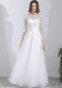 Luxury Embroidered Long Sleeve Bride Wedding Dress（Process Time Need 5-7 Days）