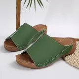 Wedge Heel Slippers Women's Thick-Soled Casual Sandals