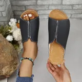 Wedge Heel Slippers Women's Thick-Soled Casual Sandals