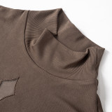 Women Summer Sexy Sleeveless Cross Hollow Crop Top