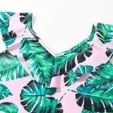One-piece print children's swimsuit