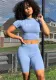 Women's Spring Summer Fashion Letter Print Slim Fit Sports Two-piece Shorts Set