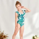 One-piece print children's swimsuit
