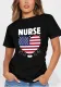 Women Short Sleeve printed top