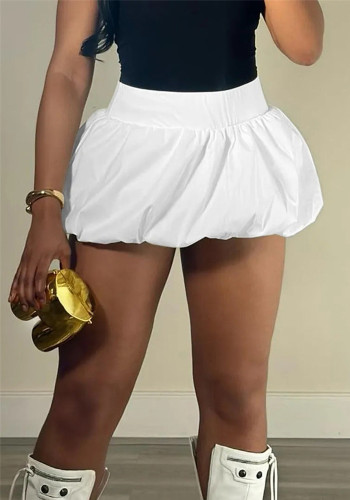Women's Tight Waist Mini Pleated Skirt