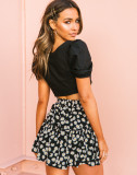 floral printed A-line Skirt