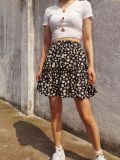 floral printed A-line Skirt