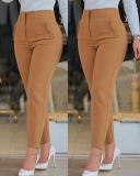 Women Casual Solid Pant