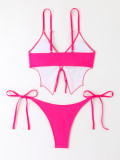 Women Bikini Butterfly Print Sexy Backless Two Pieces swimwear