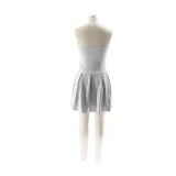 Women Summer Solid Strapless Dress