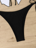 Women Bikini Butterfly Print Sexy Backless Two Pieces swimwear