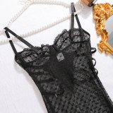 Summer Lingerie Sexy See Through Mesh Strap Fashion Long Dress For Women