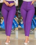 Women Casual Solid Pant