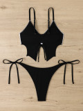 Women Bikini Butterfly Print Sexy Backless Two Pieces swimwear
