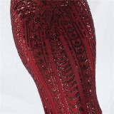 Strap V-Neck Feather Formal Party Evening Dress