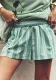 Summer Women Striped Casual Pocket Beach Shorts